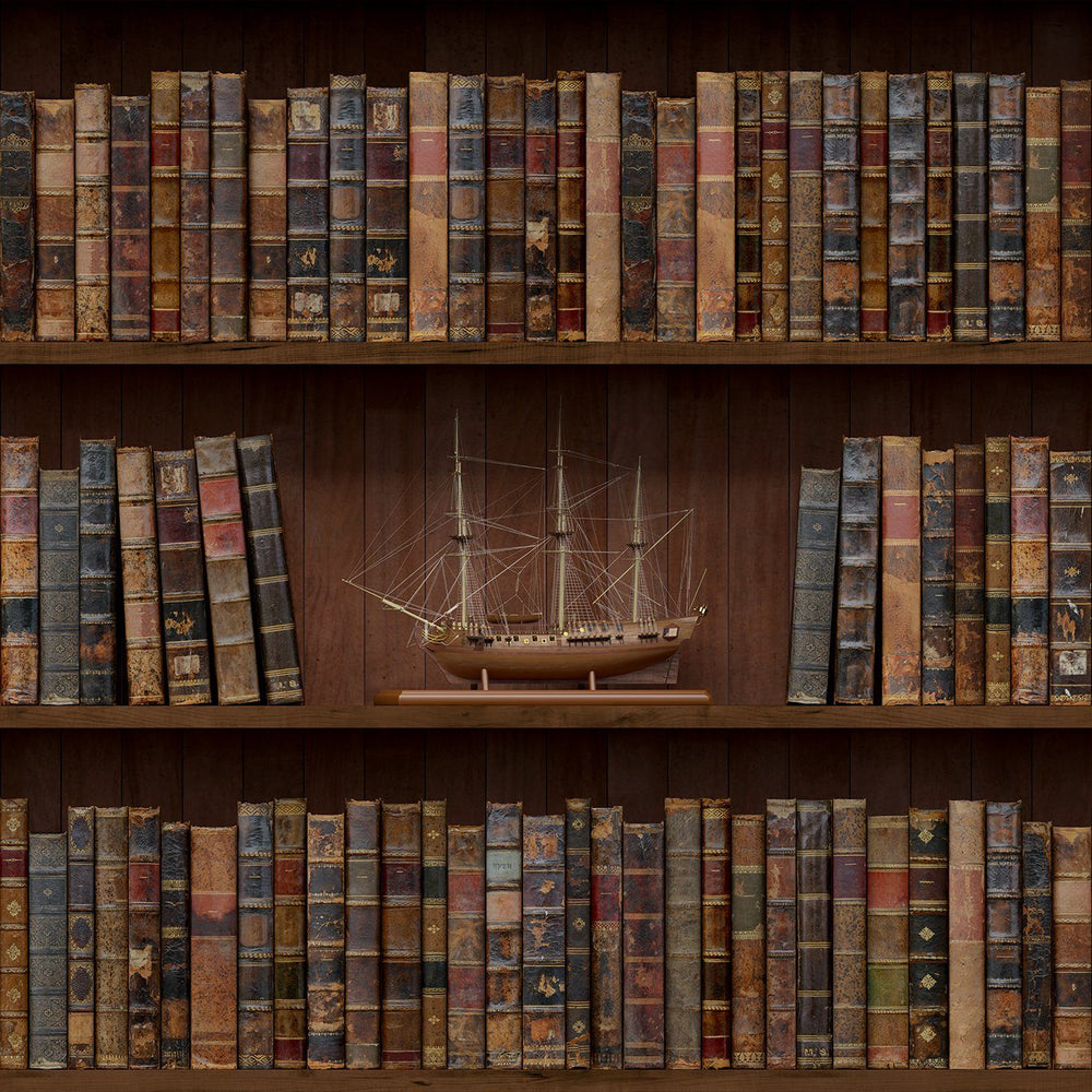 Old Vintage Bookshelf